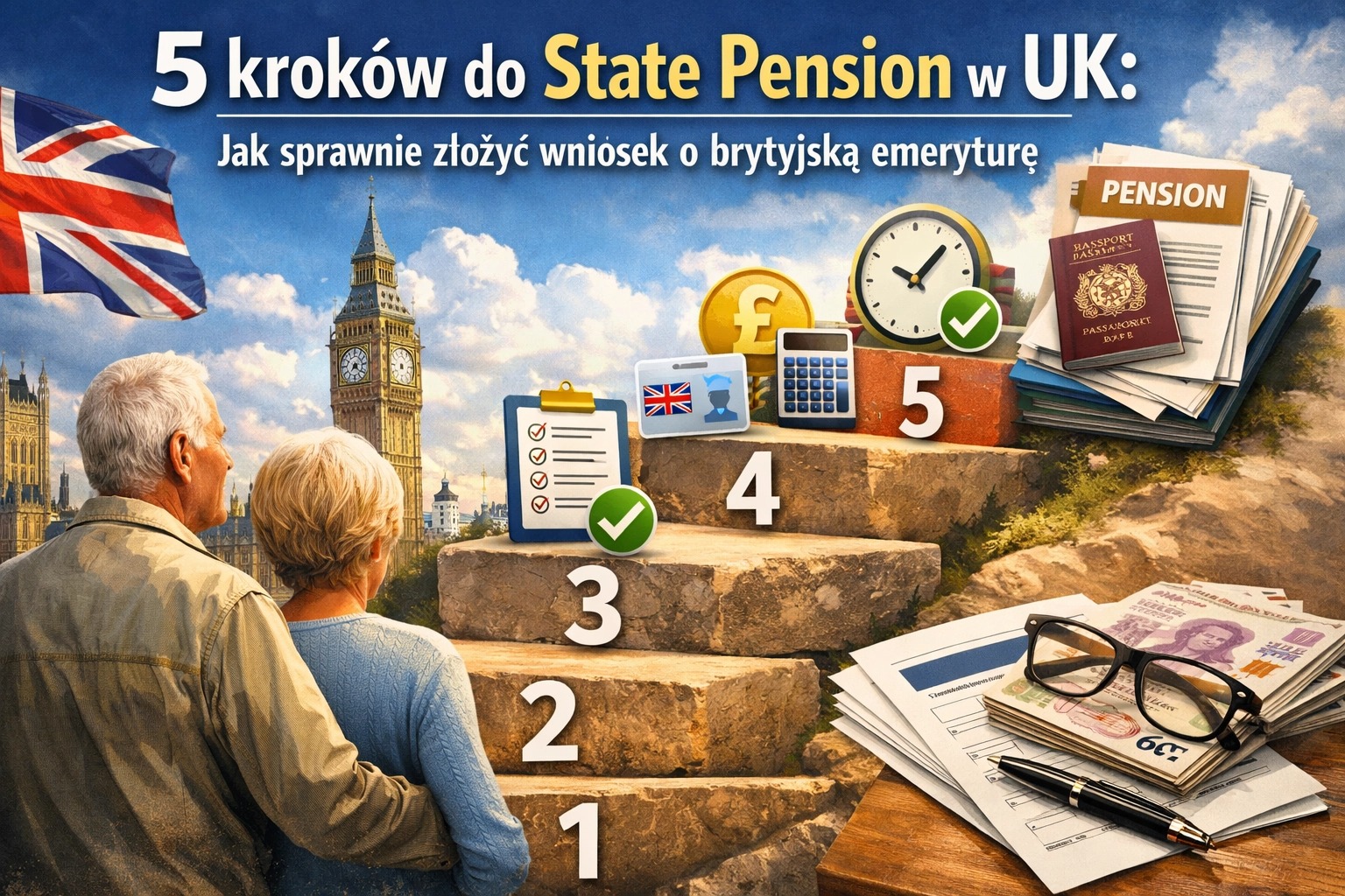[HERO] 5 kroków do State Pension w UK: Jak sprawnie złożyć wniosek o brytyjską emeryturę
