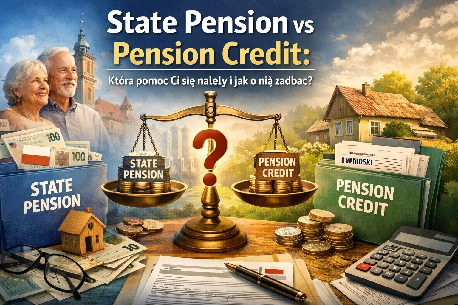 State Pension vs Pension Credit: Która pomoc Ci się należy i jak o nią zadbać?