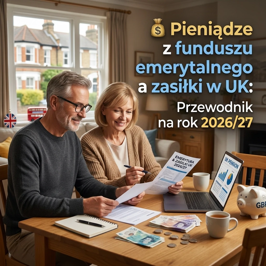 Pieniądze z funduszu emerytalnego a zasiłki w UK: Przewodnik na rok 2026/27