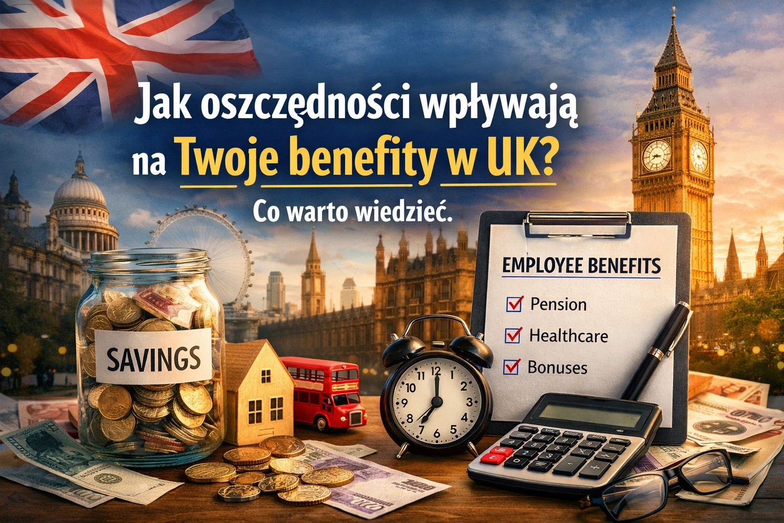 Jak oszczędności wpływają na Twoje benefity w UK? Co warto wiedzieć.