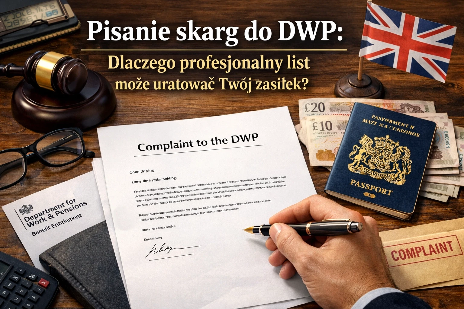 Pisanie skarg do DWP: Dlaczego profesjonalny list może uratować Twój zasiłek?